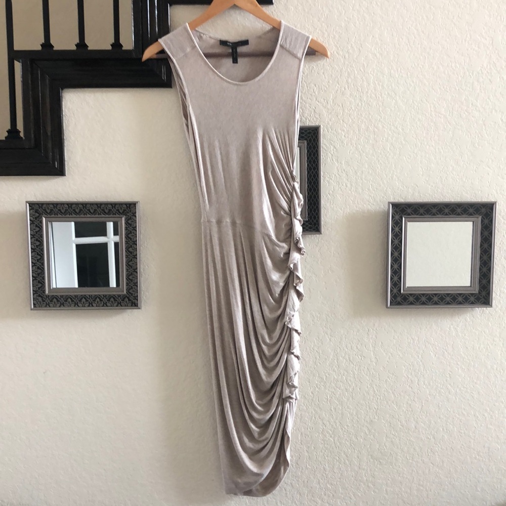 BCBG MAXAZRIA nude dress